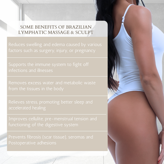 Some Benefits of Brazilian Lymphatic massage & sculpt